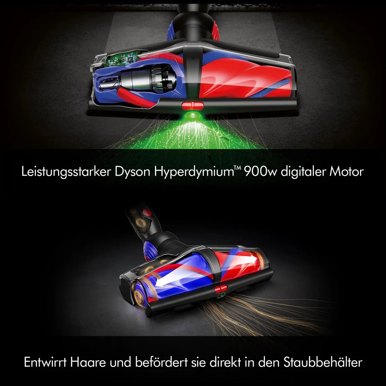 Akku-Staubsauger Dyson V16 Piston Animal mit 315 AW Saugleistung und HEPA-Filtration