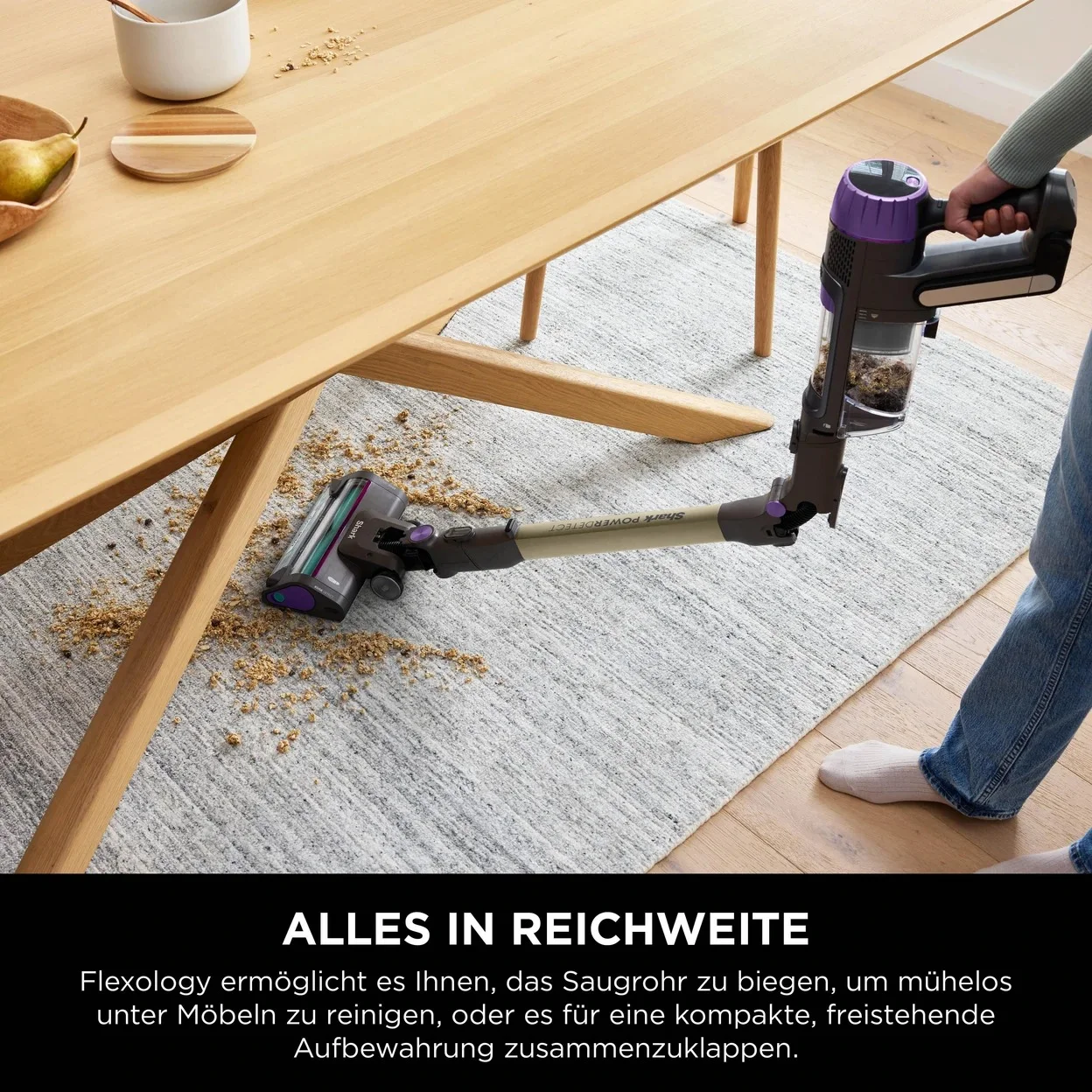 Akku-Staubsauger Shark IP3251EUT PowerDetect mit Absaugstation und bis zu 70 Min. Laufzeit