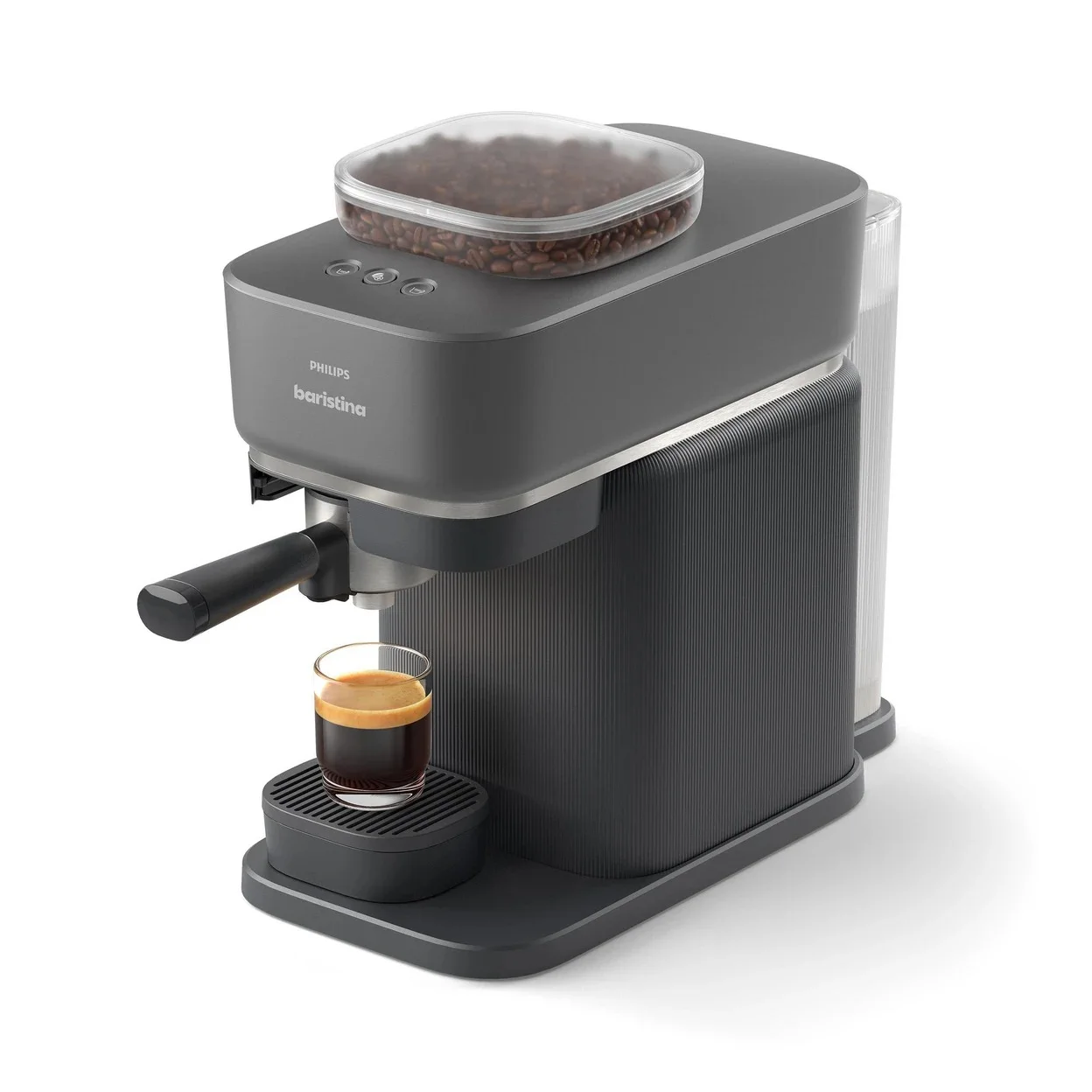 Espressomaschine Philips Baristina BAR300/60 mit Keramikmahlwerk und 16 bar Pumpendruck