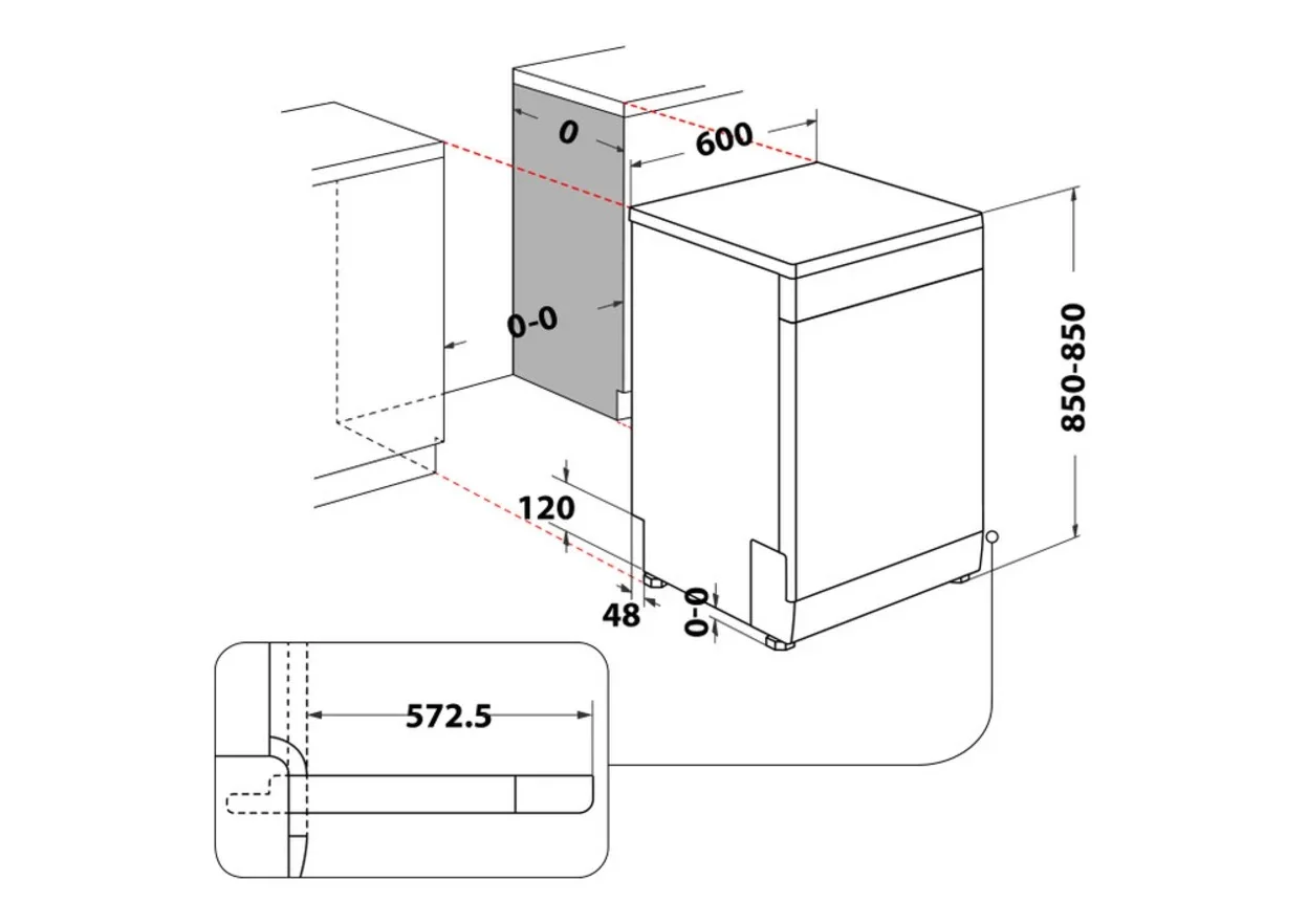 Geschirrspüler Bauknecht B0F D641A X mit 14 Maßgedecken und 41 dB (A)