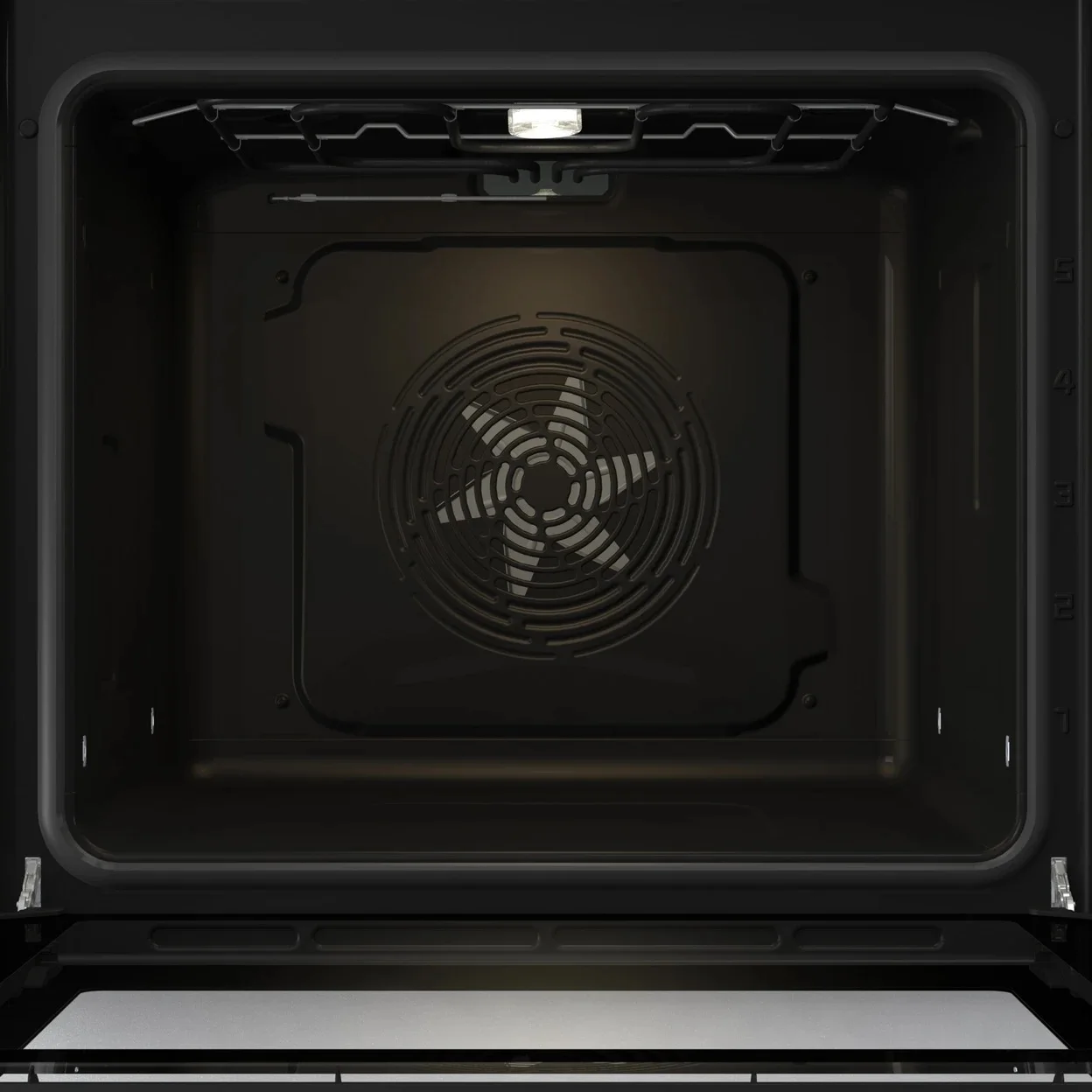 Herdkombination Gorenje Black Set 5 Induction (BCIX6737E05BG+GI6400BXDE) mit 77 l Garraum und 23-cm-Kochzone