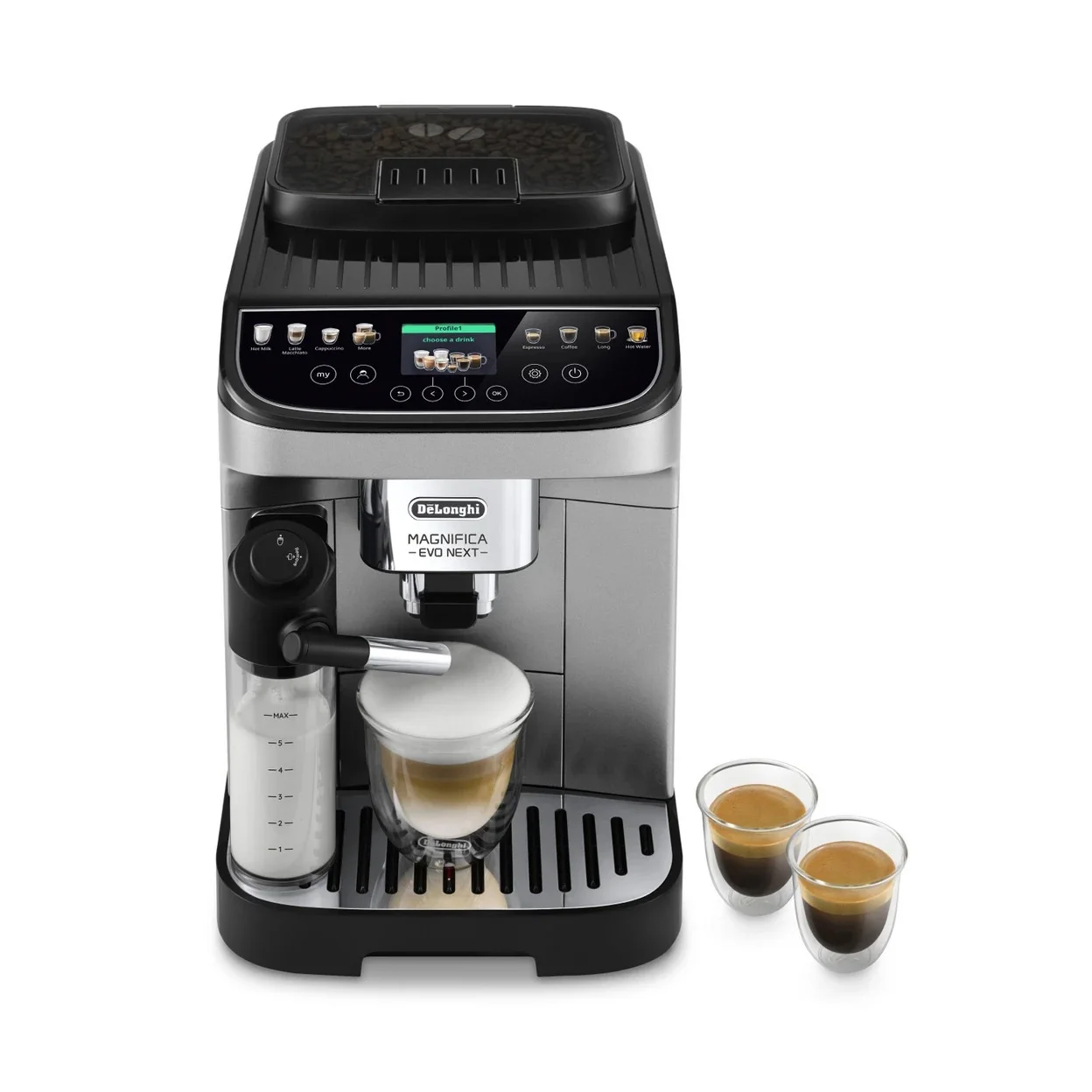Kaffeevollautomat De'Longhi Magnifica Evo Next ECAM310.80.SB mit 1