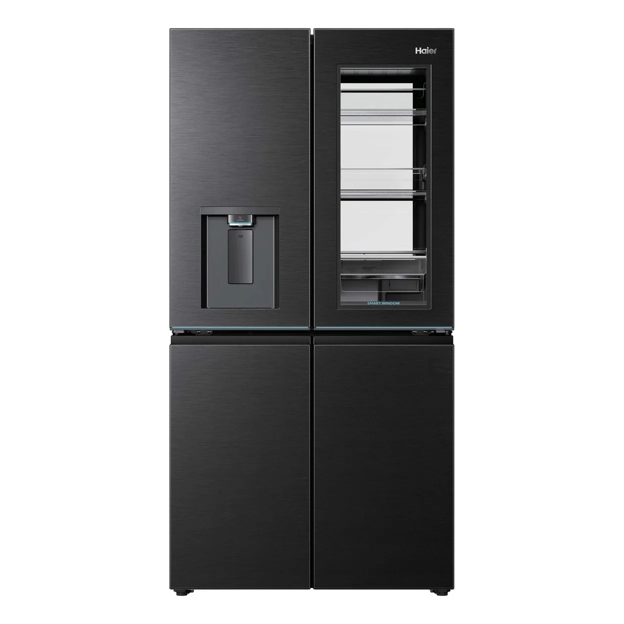 Kühlgefrierkombination Haier HCW99F18DHMB mit 700 l Gesamtrauminhalt und Eiswürfelspender