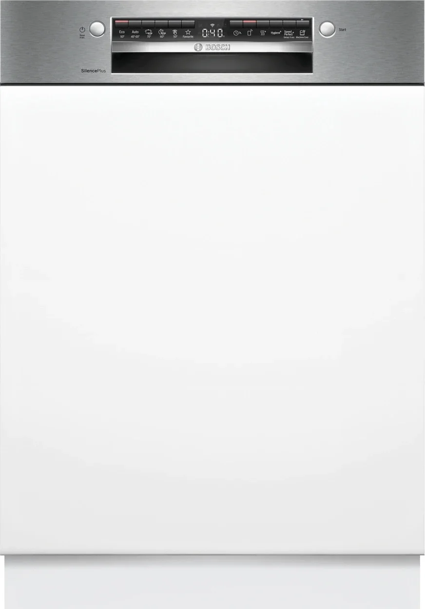 Teilintegrierbarer Geschirrspüler Bosch SMI4ECS32E Serie 4 mit 14 Maßgedecken und 6 Programmen