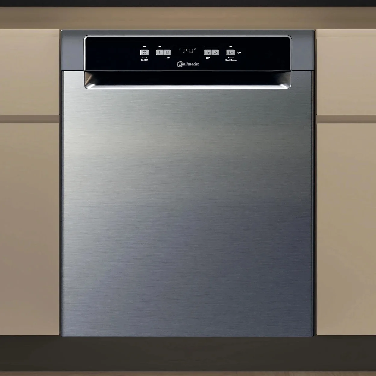 Unterbau-Geschirrspüler Bauknecht B0U D641A X mit 14 Maßgedecken und 41 dB (A)