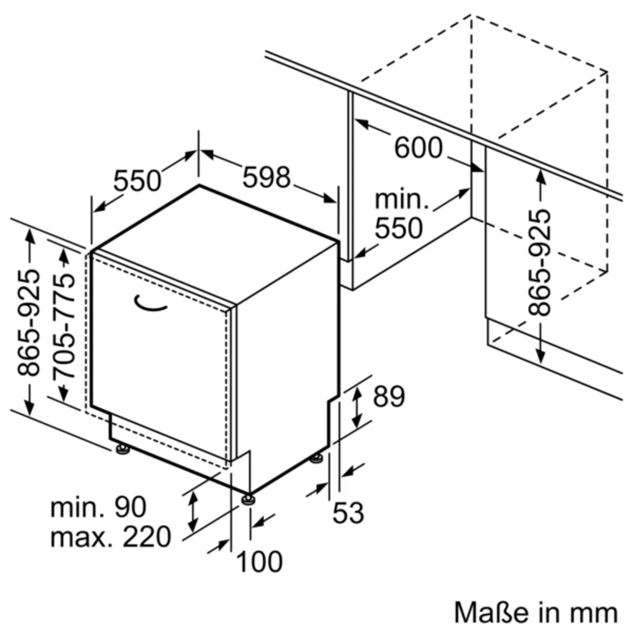 Vollintegrierbarer Geschirrspüler Bosch SBV6ZCX16E mit Zeolith-Trocknung und 40 dB (A)