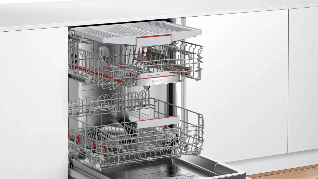 Vollintegrierbarer Geschirrspüler Bosch SBV6ZCX16E mit Zeolith-Trocknung und 40 dB (A)