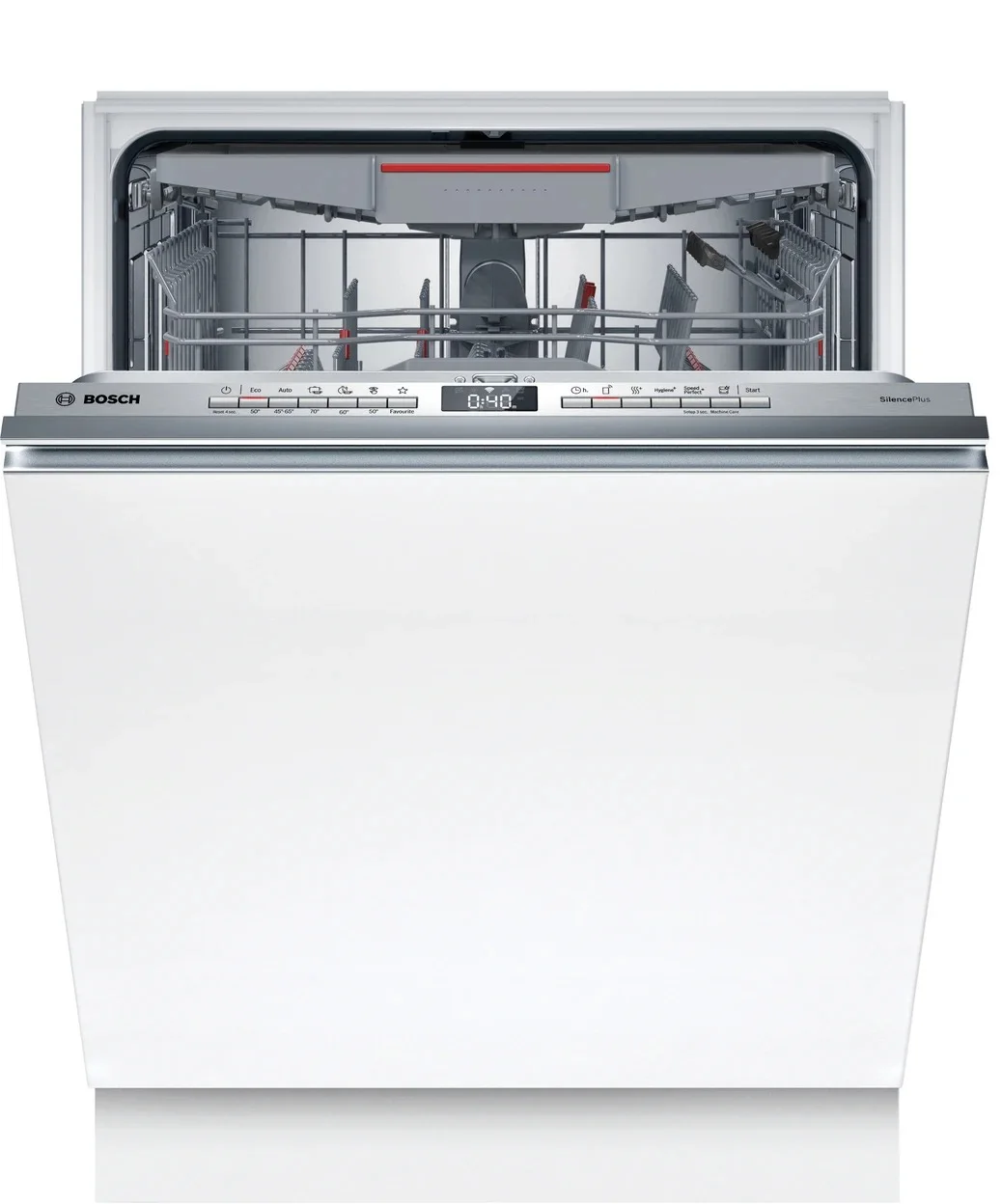 Vollintegrierbarer Geschirrspüler Bosch SMV4ECX32E Serie 4 mit 14 Maßgedecken und 42 dB (A)