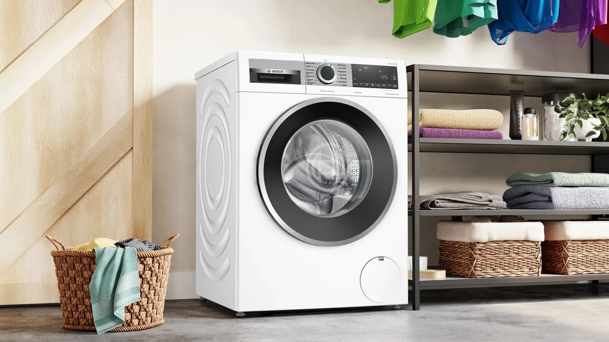 Waschmaschine Bosch WGG244140 mit 9 kg Füllmenge und LED-Trommelbeleuchtung