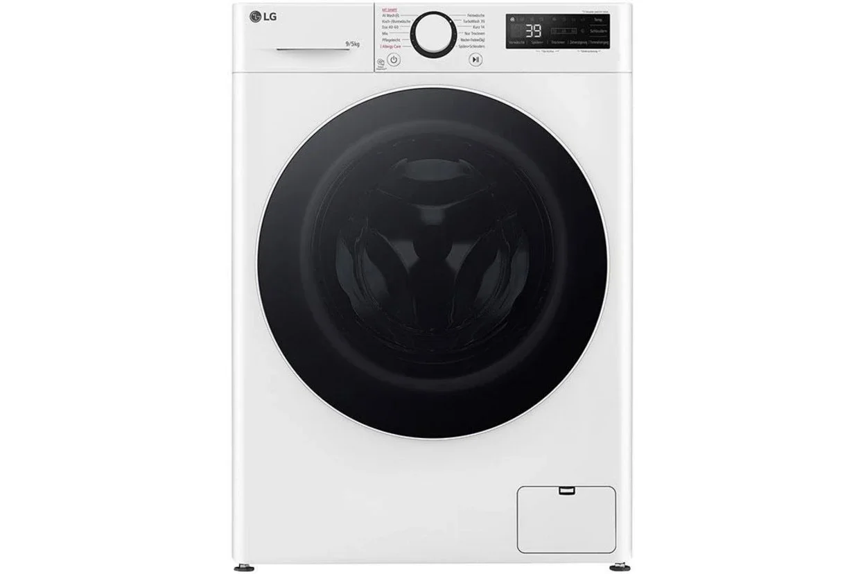 Waschtrockner LG V5WD95SLIM mit 9 kg/5 kg Füllmenge und 53