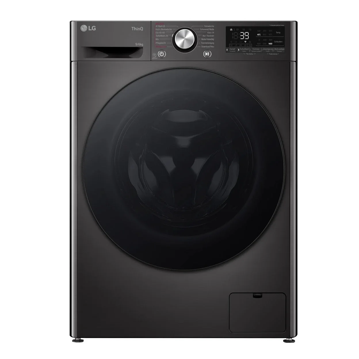 Waschtrockner LG W4WR7096YB mit 9 kg Waschladung und 1360 U/min Schleuderdrehzahl